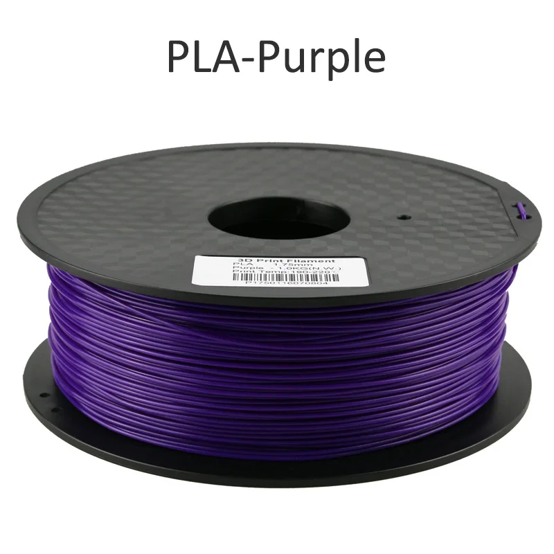 purple PLA filament HUAFAST PLA нити для 3d принтера материалы 1,75 мм 1 кг/0,25 кг ABS 3D печать Ручка нити пластиковые детали подходят для creality - Цвет: purple PLA filament
