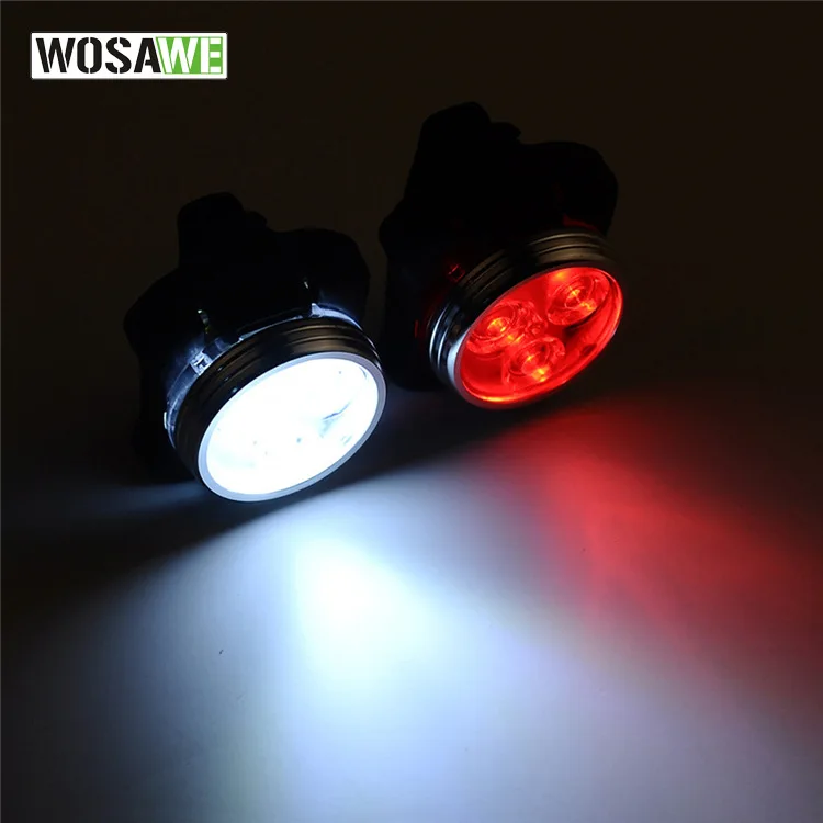 WOSAWE передняя фара для велосипеда 4 режима светодиодная вспышка безопасная