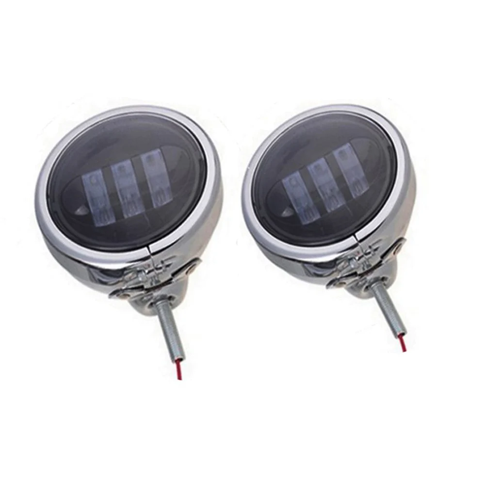 Black with Chrome 4,5 дюймовый противотуманный светильник, вспомогательный светильник s с 4," корпусом ковша для путешествий, противотуманная фара в сборе - Цвет: Black with Chrome
