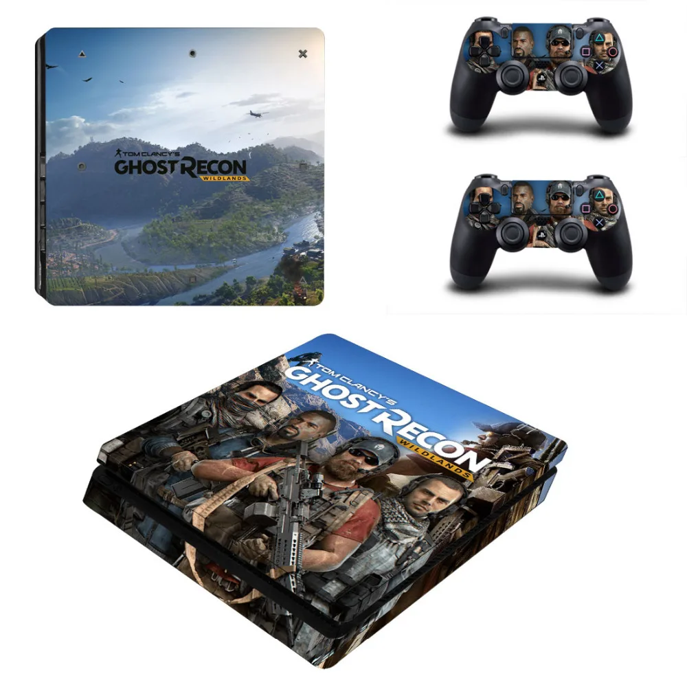 Ghost Recon Wildlands PS4 тонкий переводная картинка наклейка для Sony PlayStation 4 консоли и