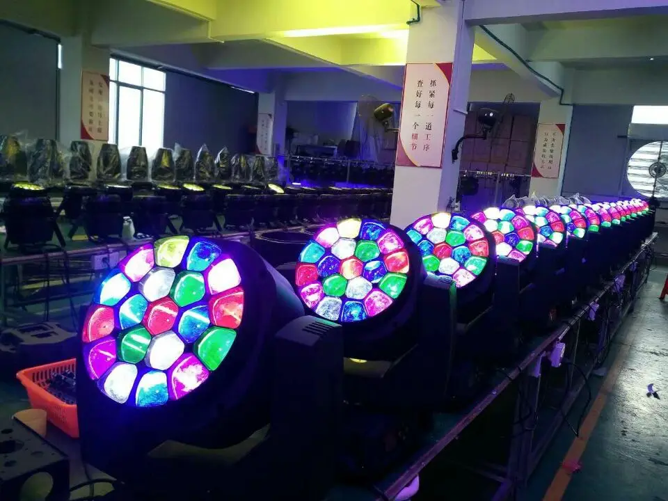 Новый лучевой сценический светильник ing bee eye 19x15 Вт движущаяся головка