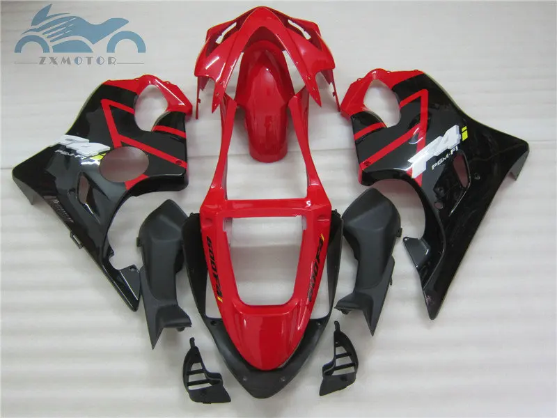 Обтекатели для мотоциклов CBR600F4i 2001 2002 2003 ABS CBR600 F4i 01 02 03 красные черные дорожные