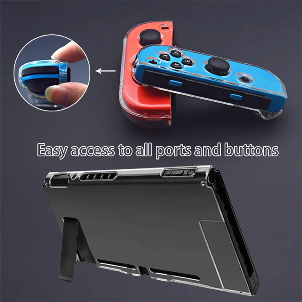 Съемный прозрачный чехол для ПК с кристаллами Nintendo NAND Switch NS NX жесткий задней