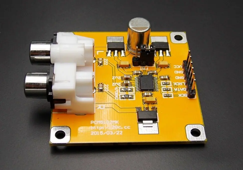 PCM5102 ЦАП Декодер I2S плеер собранная плата 32 бит 384K за пределами ES9023 PCM1794