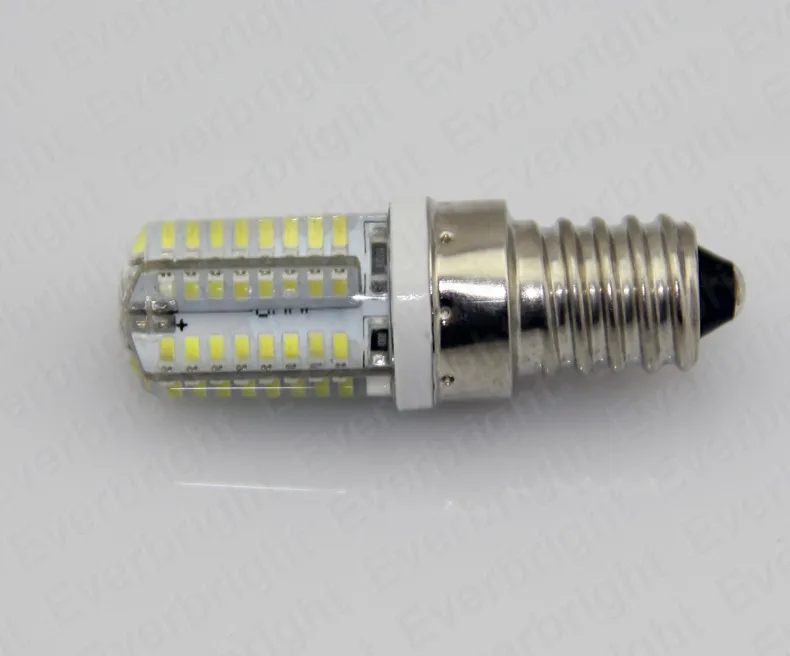 Светодиодный светильник 6 Вт E14 3014 SMD 64 светодиодный высоковольтный Кристалл