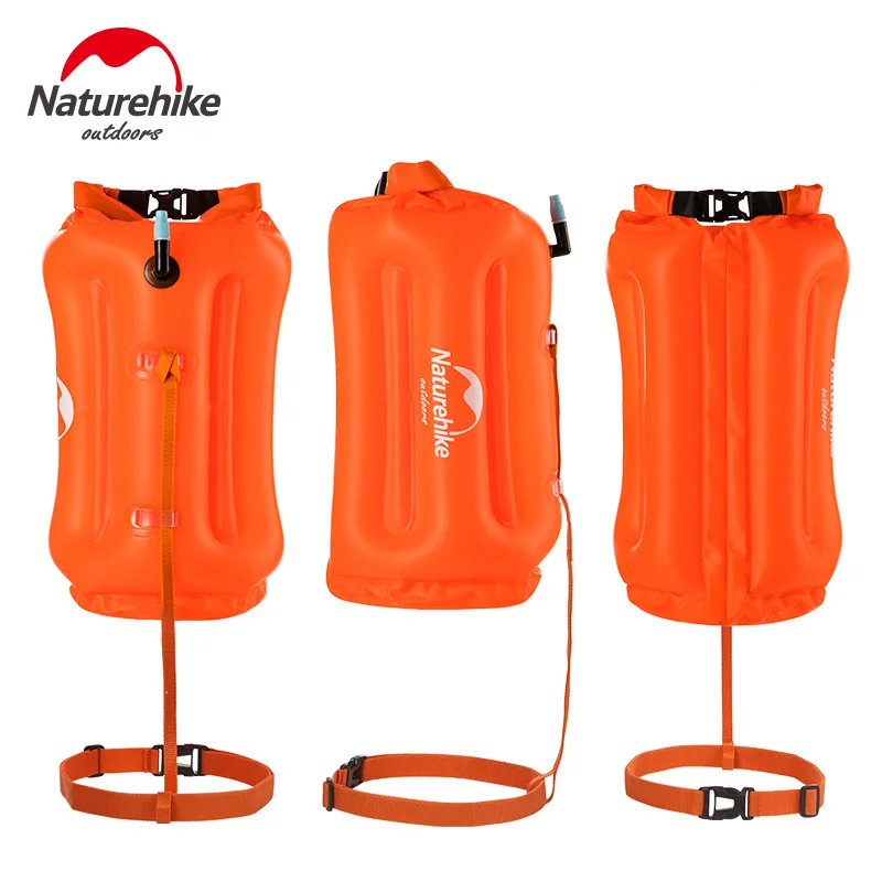 

Naturehike Outdoor Inflatable Waterproof Bag Seaside Swimming Snorkeling Bag with Air Bag Phone Clothes Storage Bag 20L/8.5L