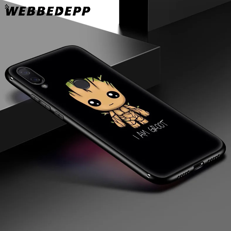 WEBBEDEPP Guardians for Galaxy Groot Soft Case Xiaomi Redmi K20 7A 4A 4X 5 5A 6 6A S2 Note 8 4 7 Pro Plus Prime |