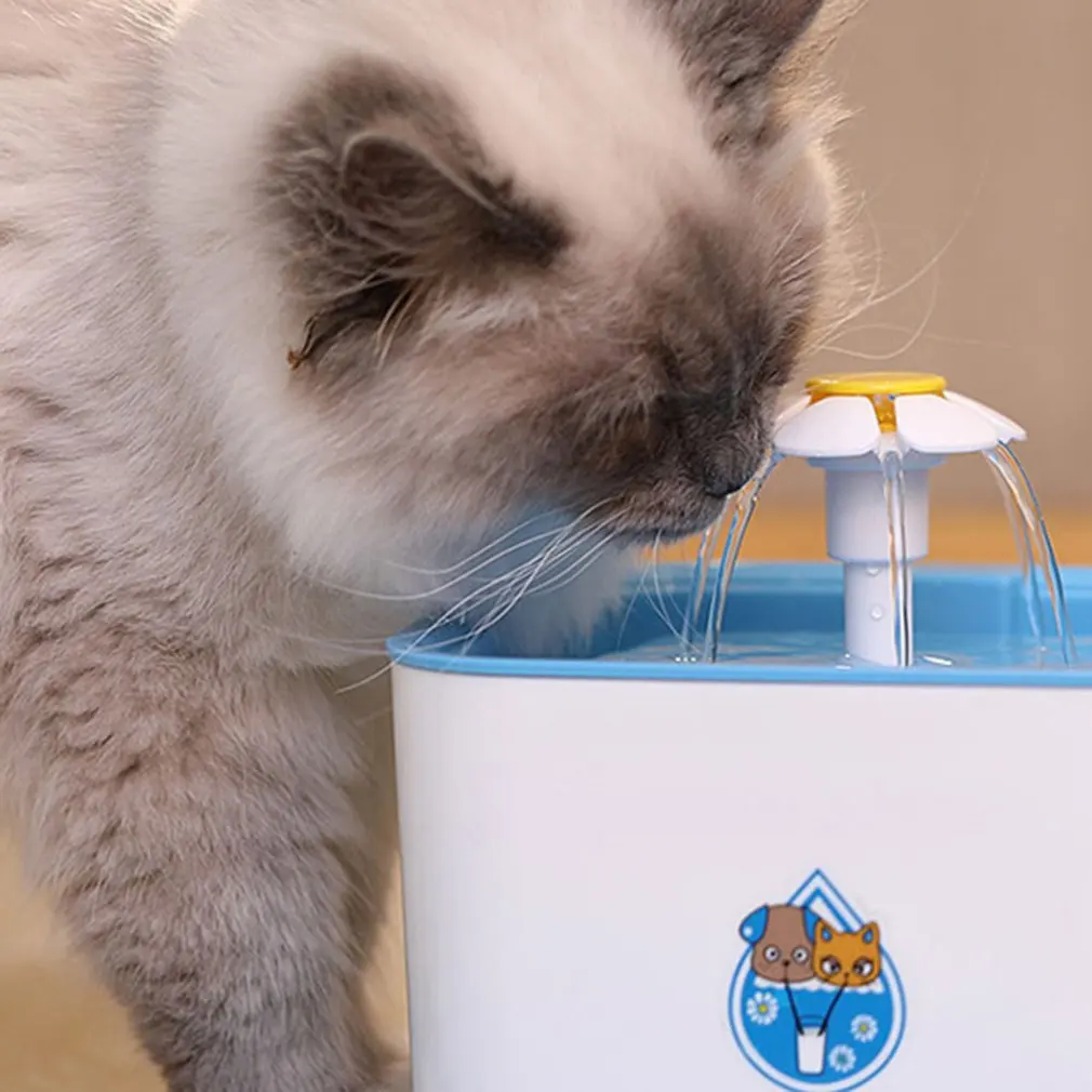 Водный фонтан для кошек, фонтаны для домашних животных, диспенсер для воды для домашних животных, автоматическая здоровая поилка для животных с фонтаном для кошек, собак, животных
