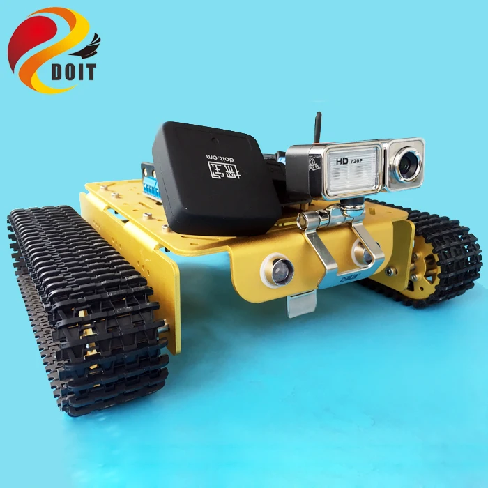T200 дистанционное управление Wi Fi видео робот танк Мобильная платформа для Arduino