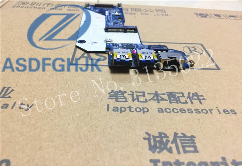 Для Dell 15R 5520 7520 ноутбук USB Ethernet печатная плата LAN разъем платы LS-8242P | Компьютеры и