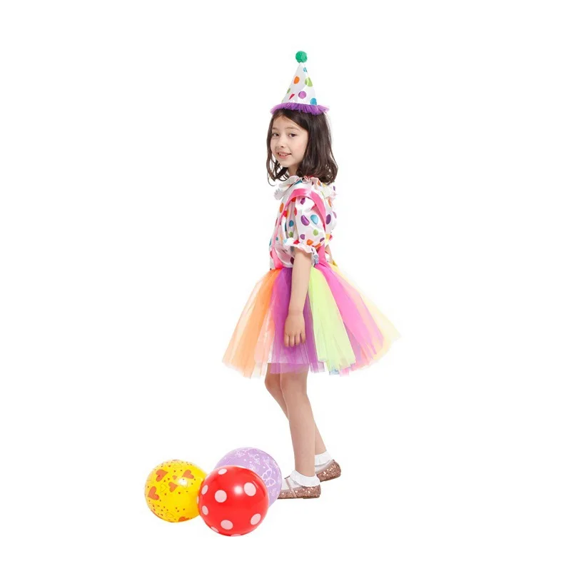 Калейдоскоп для девочек карнавальный костюм детей вечерние платья Хэллоуина |