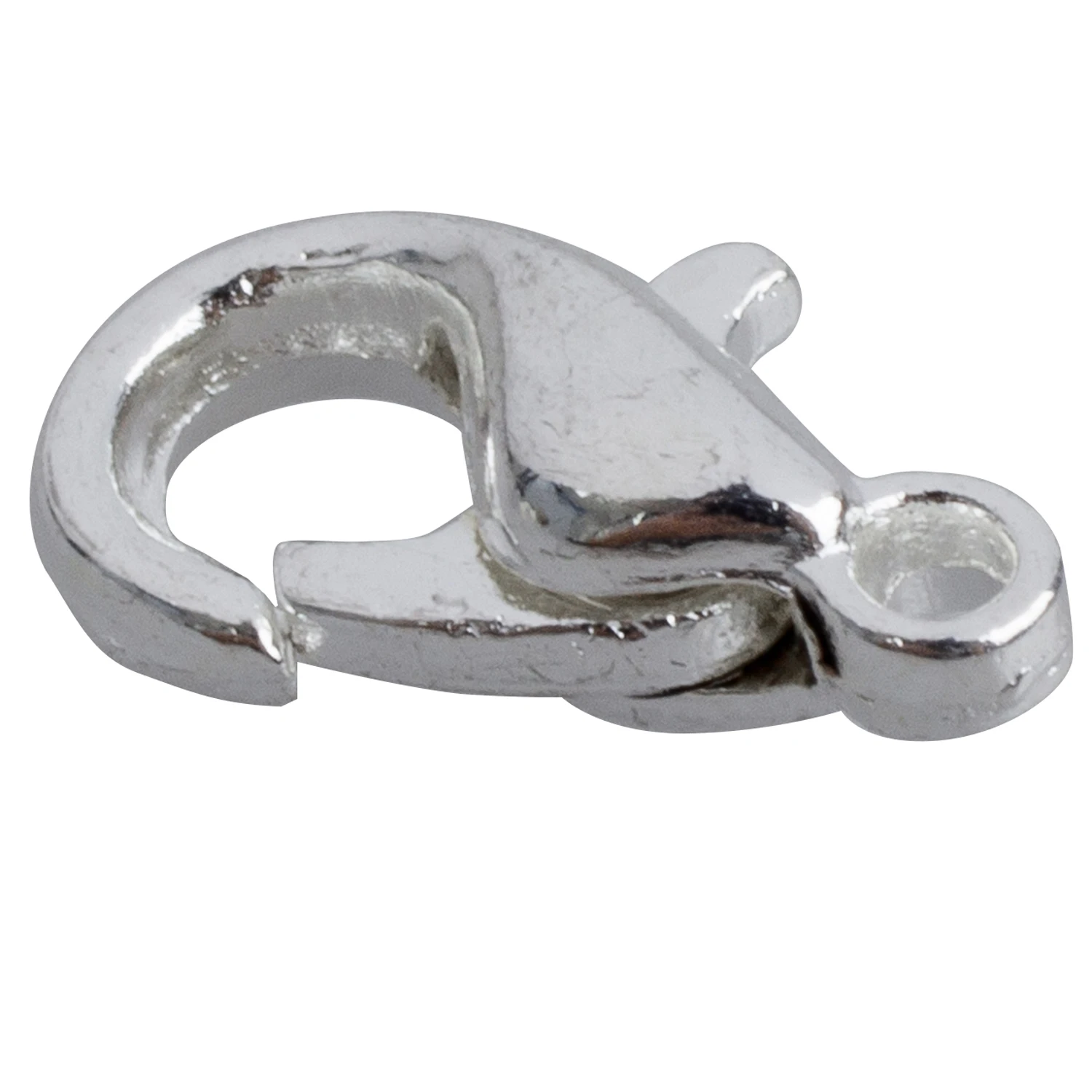 Cheapest 100 Silver Plated Lobster Clasps Findings 10x6mm |