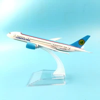 16cm uzbekistan 787 metal alloy model plane aircraft model toy airplane model w stand toys for children dropshipping store
