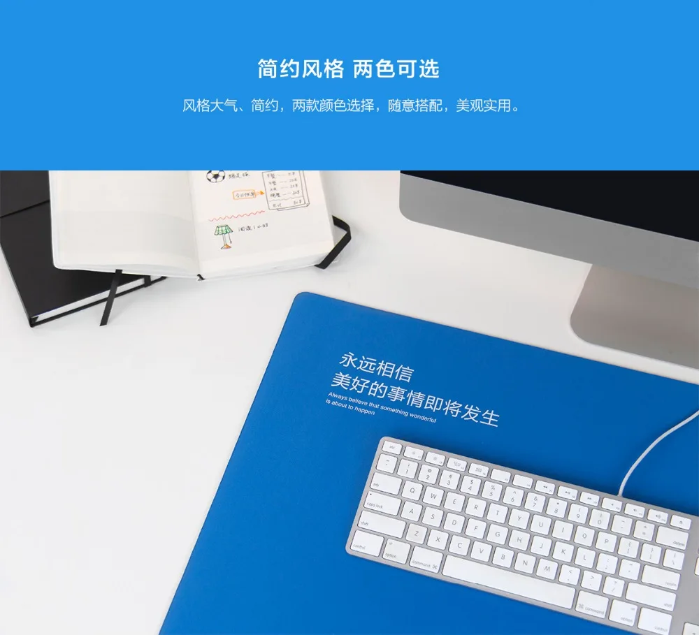 Оригинальные XiaoMi Смарт водонепроницаемые коврики для мыши XimiMi огромные экстра XL Большие размеры коврики для мыши совместимы с клавиатурой