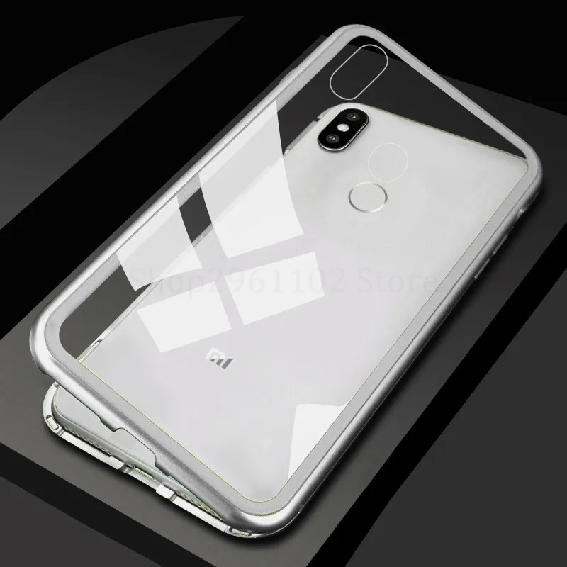 Чехол для Xiao mi My 8 lite чехол для Ksio mi Xio mi 8 mi 8 Lit 8 lite чехол Флип Магнитный стеклянный чехол s чехлы бамперы защитный чехол - Цвет: White