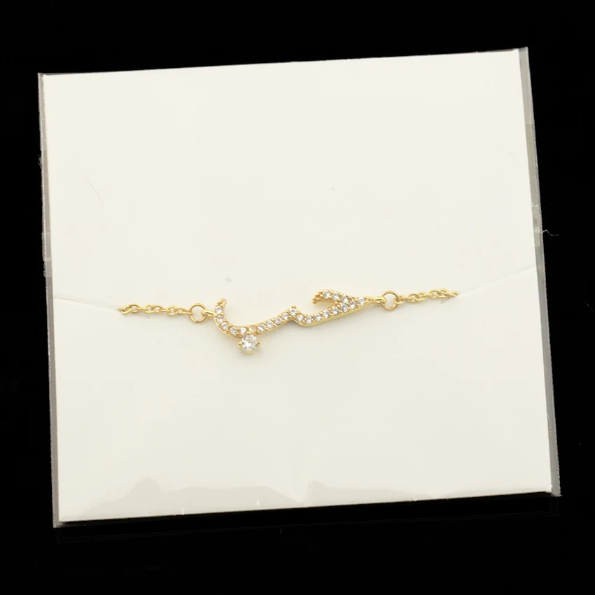 GORGEOUS TALE 10pcs Cubic Zirconia Love in Arabic Bracelet for Women Delicate Trendy bridesmaids Statement Wedding BFF Jewelry | Украшения