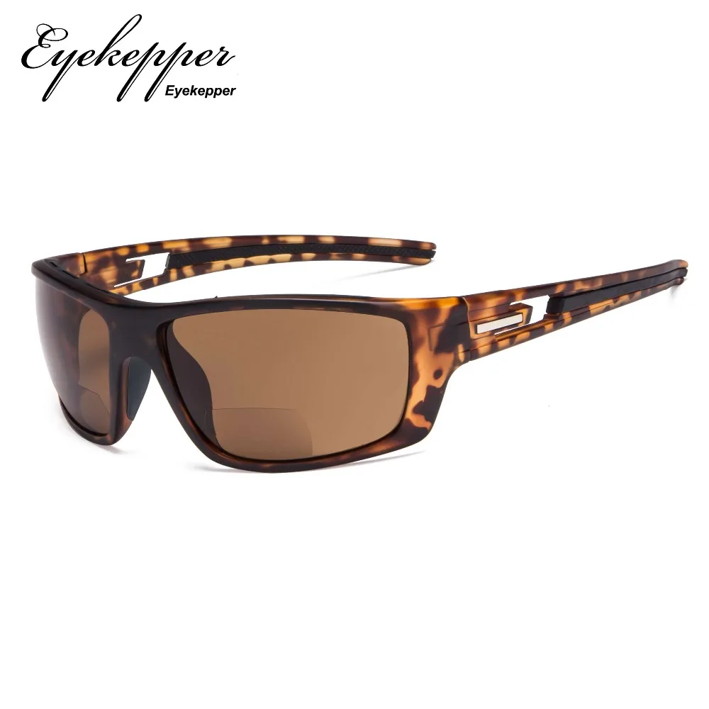 S066-Bifocal Eyekepper двухфокусные солнцезащитные очки для спорта TR90 солнечных батареях для чтения
