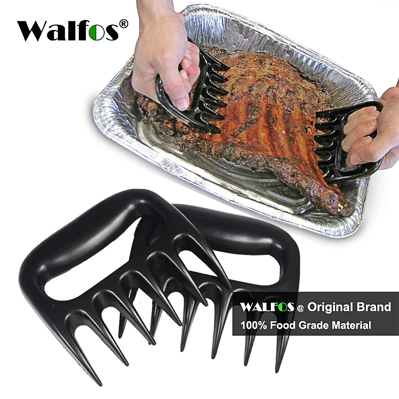 WALFOS 2 шт. мясные когти с медведем обработка и резьба обработчик когтей для пищевых