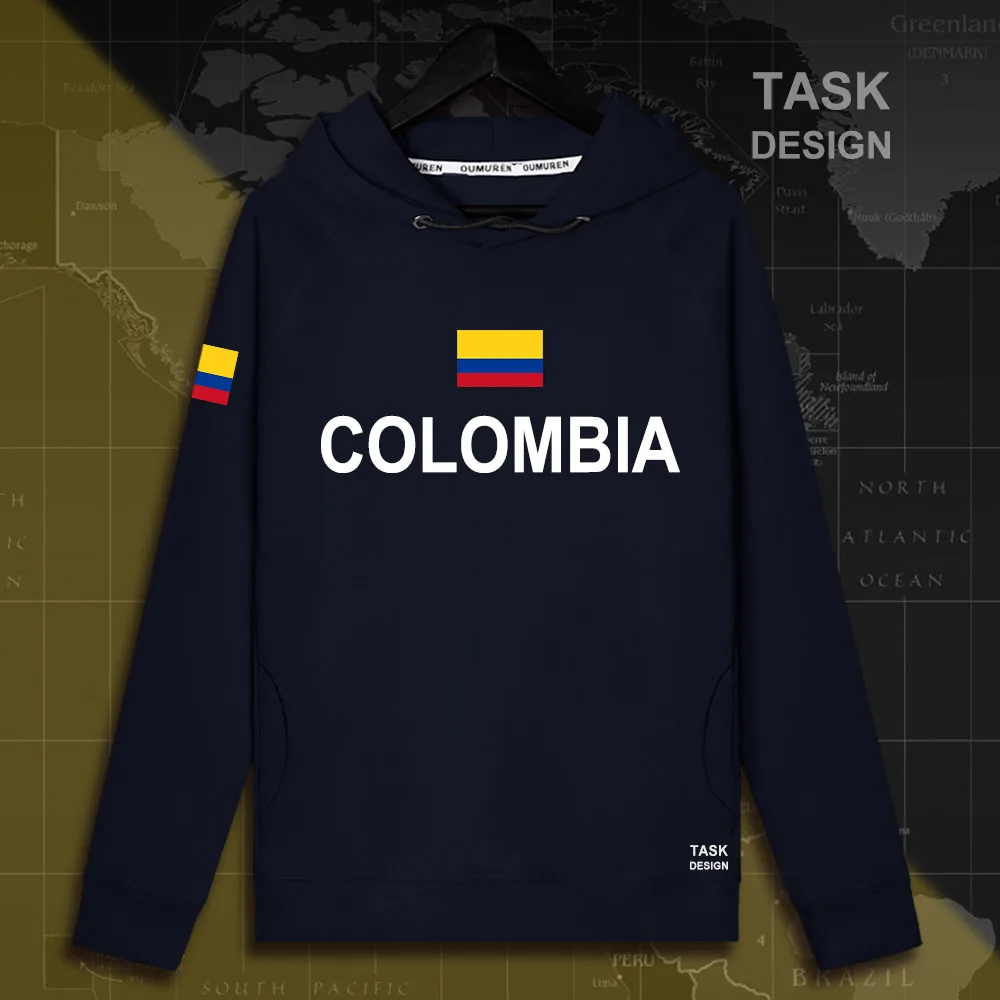 Мужская толстовка с капюшоном Colombia COL CO пуловеры новая уличная одежда спортивный