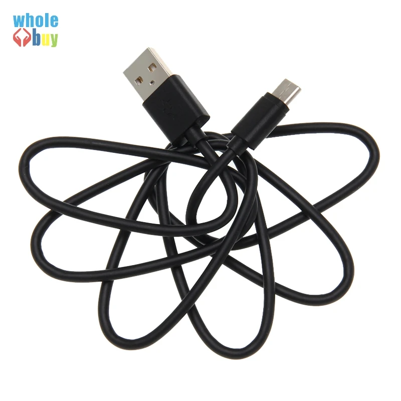 100 шт./лот высокая скорость 1 м черный белый Круглый прямой Тип C Micro 5pin 8pin USB кабель
