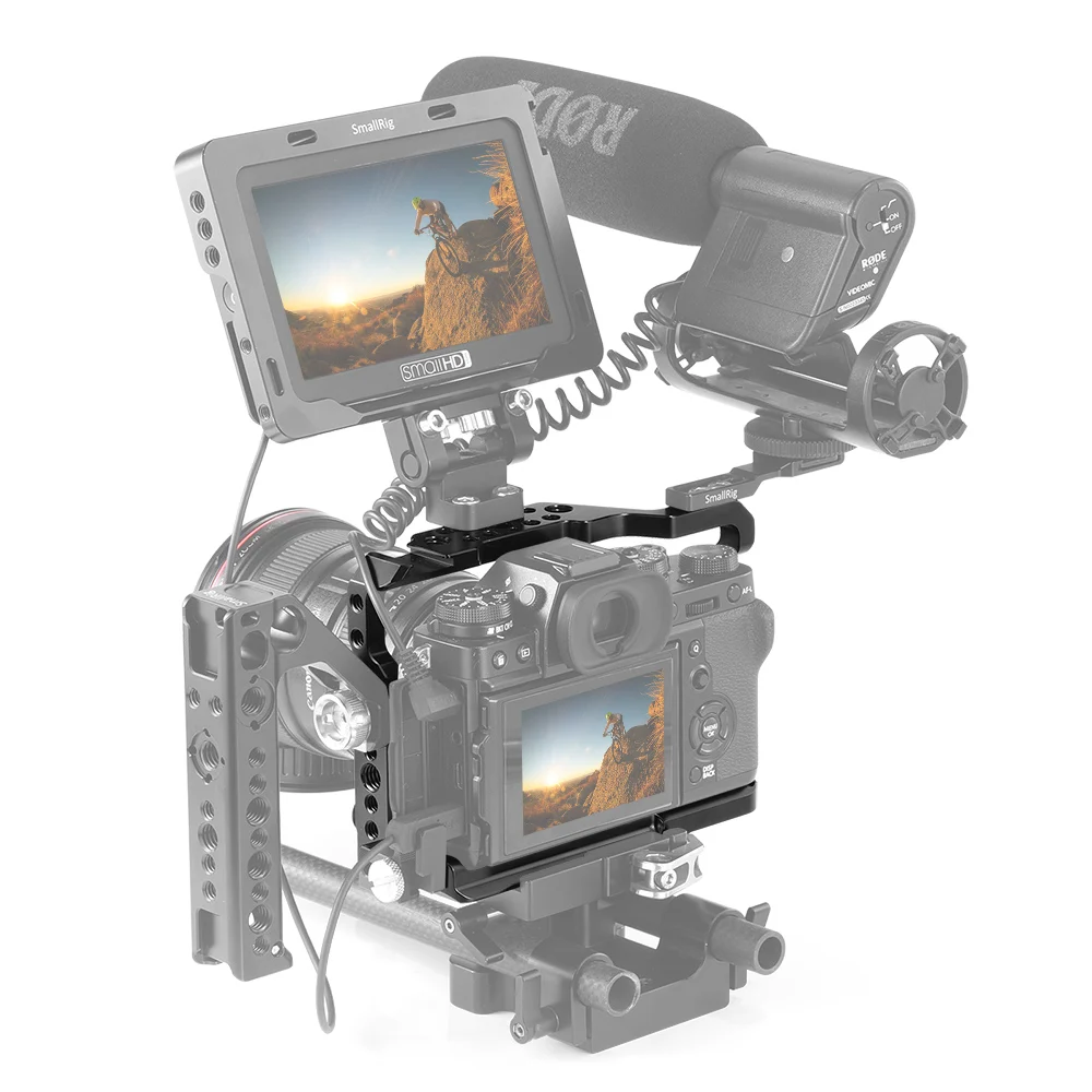 SmallRig X-T3 алюминиевый сплав камера видеокамера клетка для Fujifilm X-T3 камера клетка стабилизатор установка защитный чехол Крышка-2228