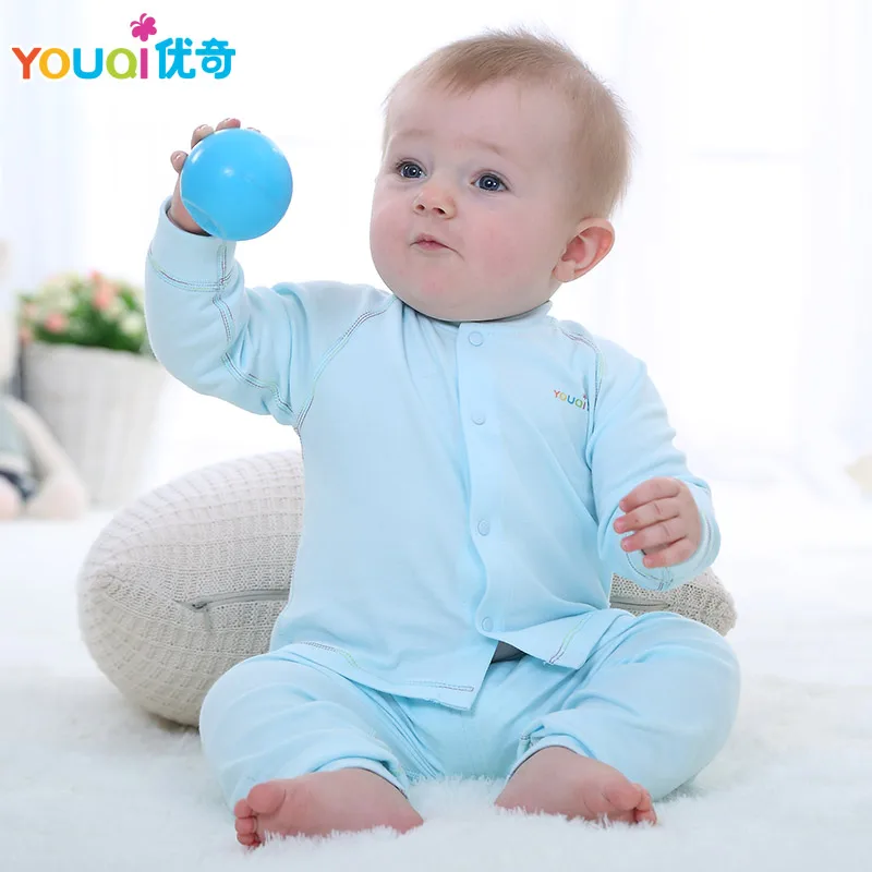 YOUQI Baby Boys Clothes Girls Clothing Set Toddler Infantil Costumes T-shirt Pants Suit 3 6 9 Months Spring Autumn | Детская одежда и