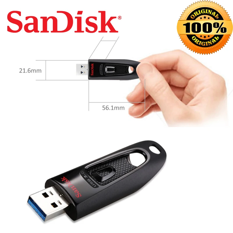 Флэш-накопитель SanDisk CZ48 USB флэш-накопитель 64 ГБ 256 32 128 3 0 100 16 Гб | Компьютеры и офис