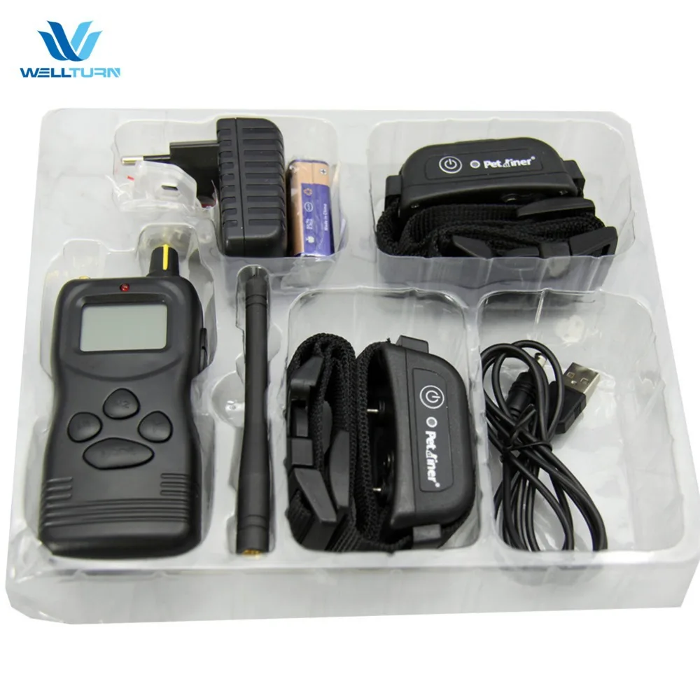 Free Shipping For 2 Dogs 1000M Remote Pet Dog Training Collar with LCD Display Best Electronic for | Дом и сад