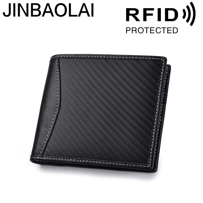 RFID бумажник мужской кошелек натуральная кожа кожаный для партмоне портмоне