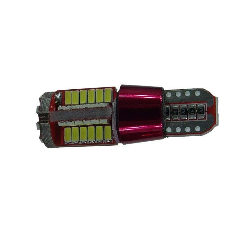 Светодиодная автомобильная лампа T10 w5w canbus сверхъяркая широкая 57smd автомобильный