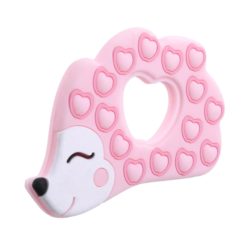 Мультяшный милый ежик Прорезыватель для зубов Детская Игрушка прорезыватель