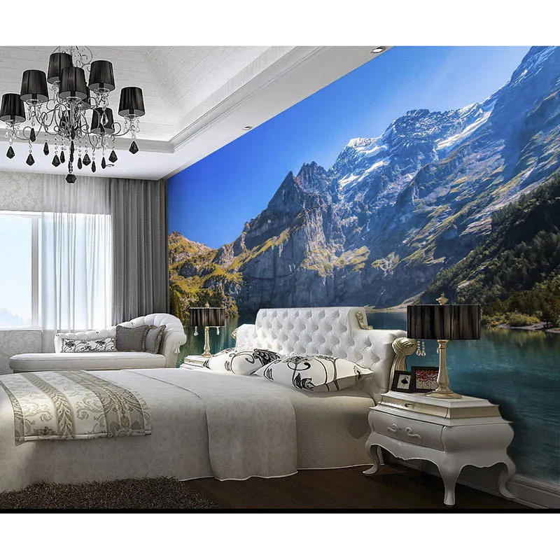 Пользовательские 3D обои для гостиной спальни комнаты фото красивые кантри сцена