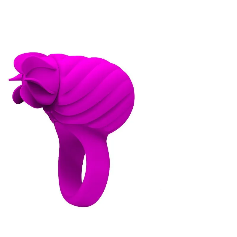 Вибрационное кольцо для пениса Pretty Love перезаряжаемое с вращением секс игрушки