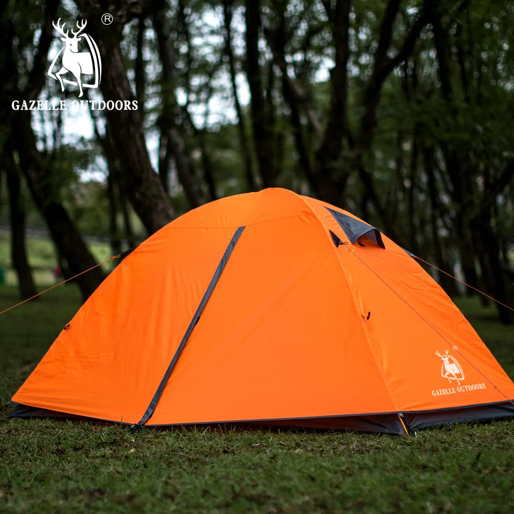 Наружная палатка для отдыха путешествия 2 человека двуслойная Ветрозащита