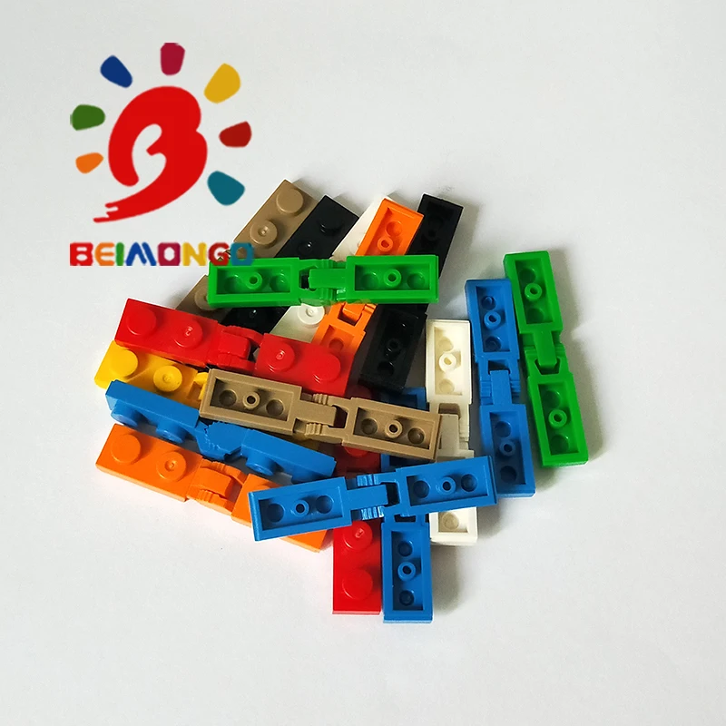 Бесплатная доставка! Строительные блоки Beimongo шарнирная пластина 1x2 1/2 + 50 шт. Edu и
