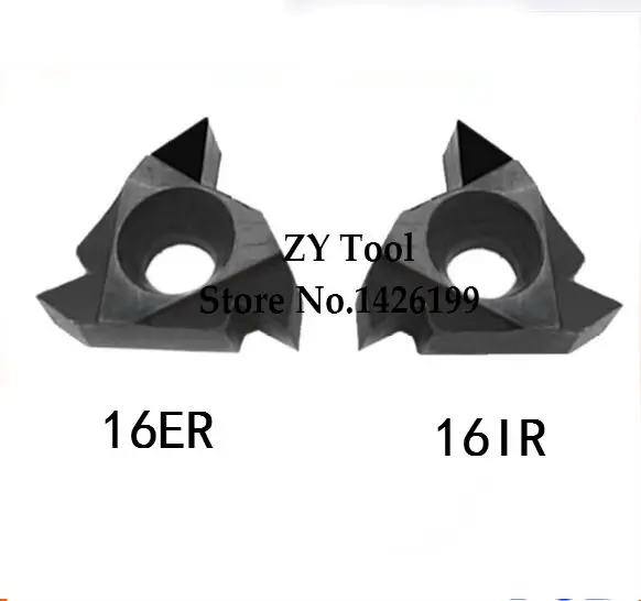 2 шт. 16ER AG55 /16ER AG60 /16IR резец сверхтвердый PCD CBN вставки CNC алмазные пластины для