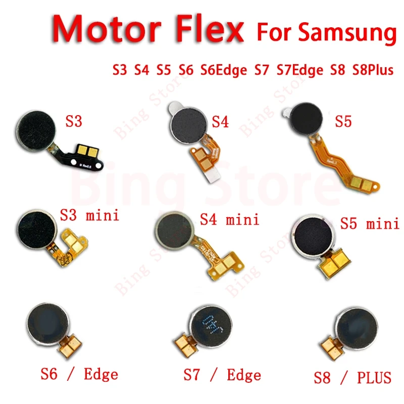Двигателя Flex для Samsung Galaxy S3 i9300 S4 i9500 S5 S6 G920 S7 край G930 G935 S8 плюс Вибратор вибрационный зуммер гибкое заменяемое