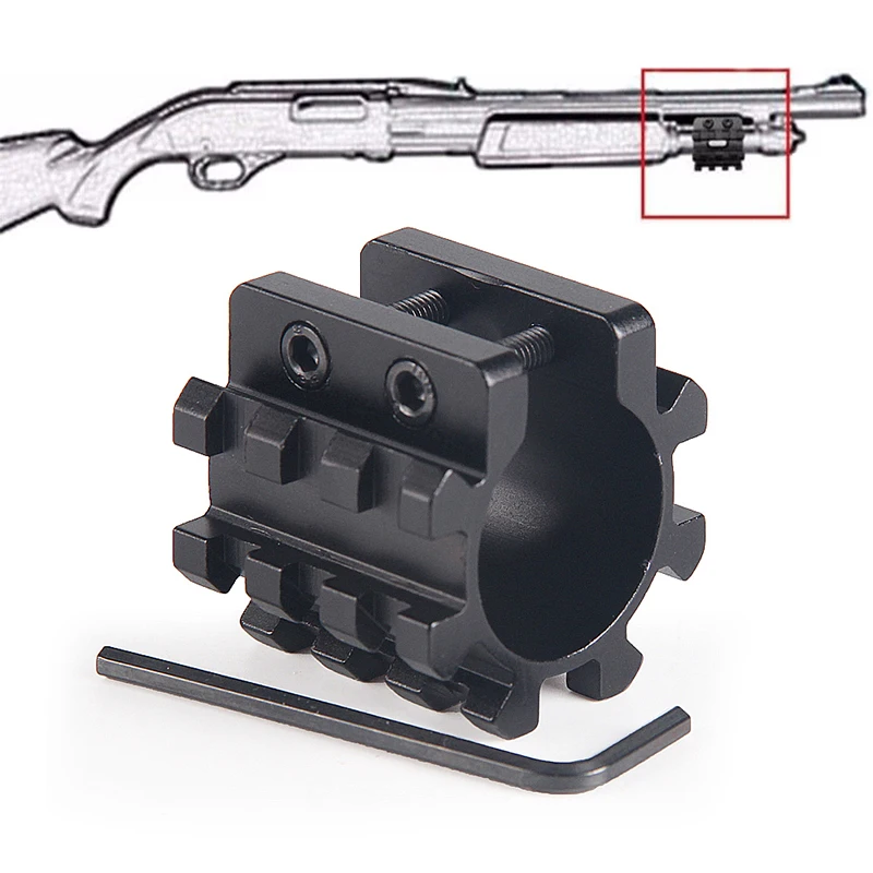 Тактические 12GA 1 &quotShotgun Mag Tube Tri Rail Picatinny Mount Barrel для ремингуна 870 Mossberg500 охотничий