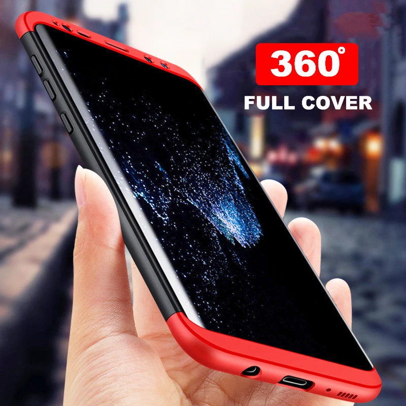 Luxury 360 Degree full body protection case For Samsung galaxy S6 S7 edge Note8 Case plastic back cover S8 plus |