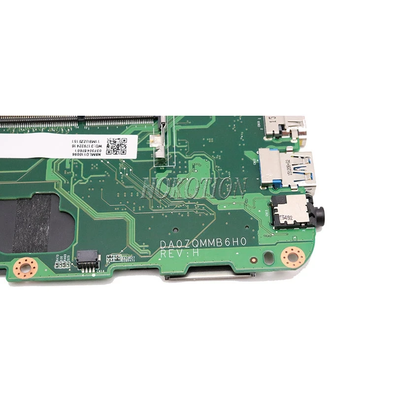 NOKOTION DA0ZQMMB6H0 NBMLQ11009 NBMLQ110096 материнская плата для ноутбука acer aspire E5-411 E5-411g материнская плата Полная работа