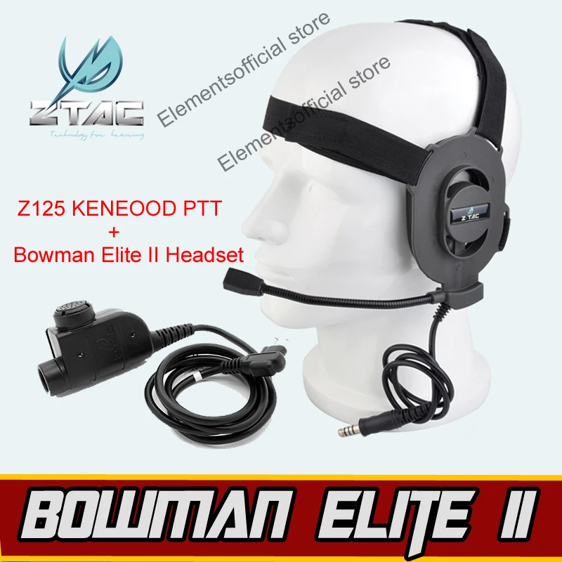 Аксессуары для наушников Softair аксессуары военных игр страйкбола Bowman Elite II Kenwood