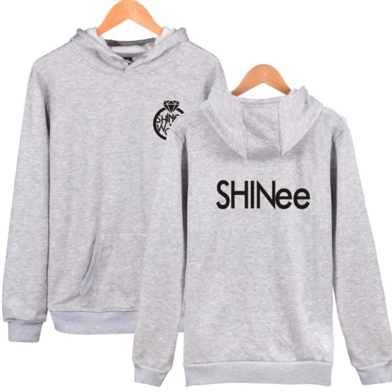 Корейский KPOP SHINEE Розовая Толстовка для женщин и мужчин Harajuku Taemin Jonghyun Key Minho Onew с