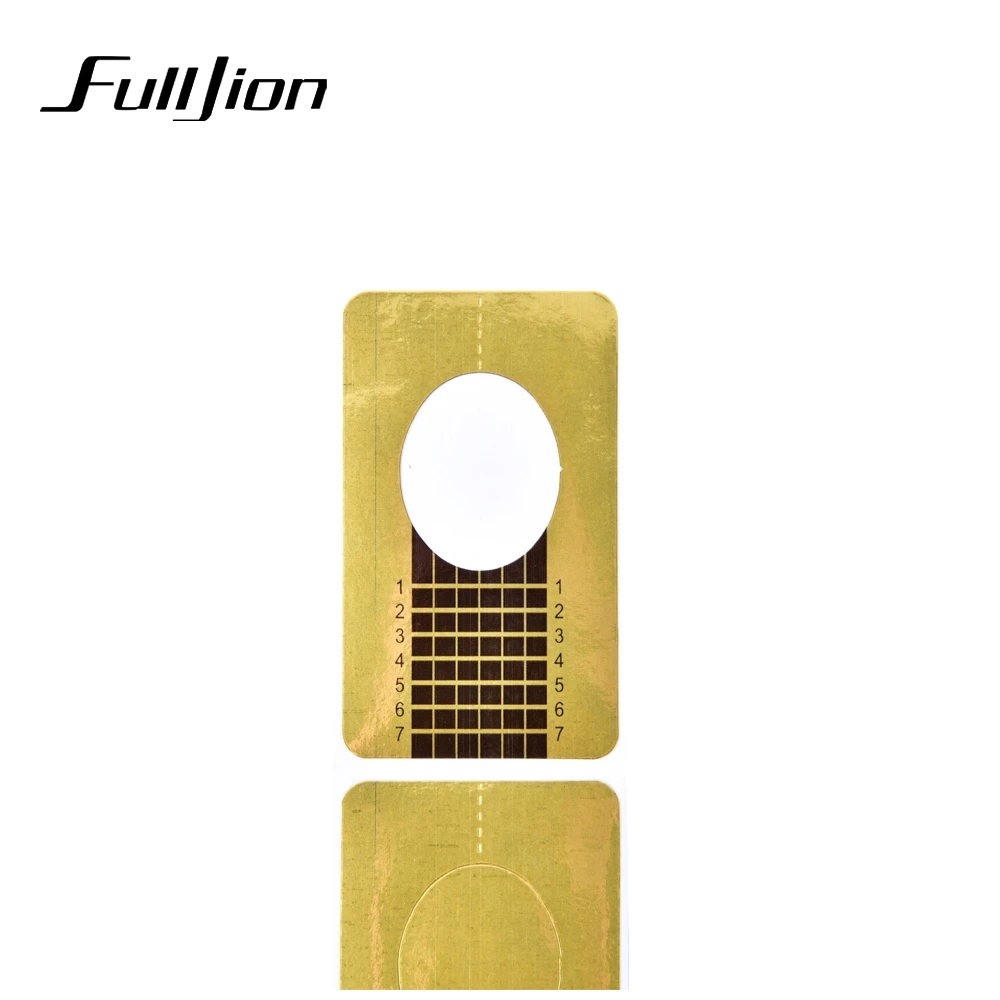 Fulljion 100 шт формы для ногтей акриловая кривая наклейки наращивания u образные
