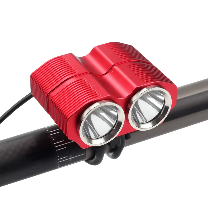 BIKEIN 2000 люмен 2 x XML L2 светодиодный передний свет яркость фары фонарик 4800mAh