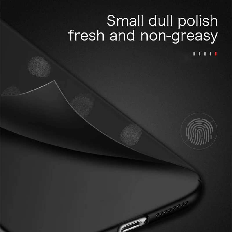 Ультратонкий чехол с полным покрытием для iPhone 7, 8, 6, 6S Plus, чехол для телефона, для iPhone XR, XS MAX, полный Чехол, Матовый Жесткий Чехол для задней панели из поликарбоната