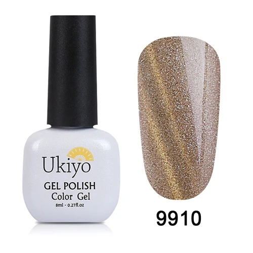 9910 Ukiyo 8 мл кошачий глаз УФ-гель для ногтей стемпинг для украшения ногтей DIY Nagellak магнитная палочка Лаки полуперманентный лак Гибридный лак - Цвет: 9910