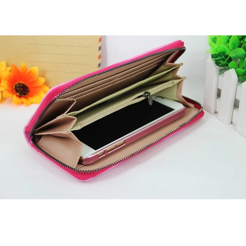 Женские кошельки с модным вязаным узором из искусственной кожи Летний стиль