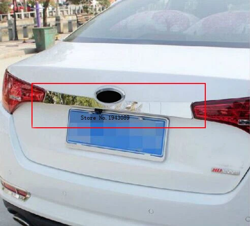 2011 2012 2013 для kia K5 Optima хромированная Задняя Крышка багажника Накладка 2013|for kia|kia optima