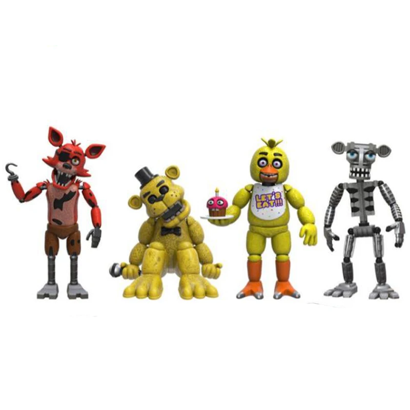 Five Nights at Freddy's 2 Золотая лисица Фредди Пиратская Бонни баллон мальчик Чика фигура