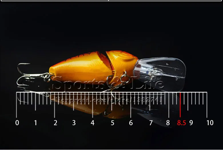 2 Разделы Морской Рыбалки Приманку Crankbait 14 Г 8.5 СМ Искусственные Приманки Воблер